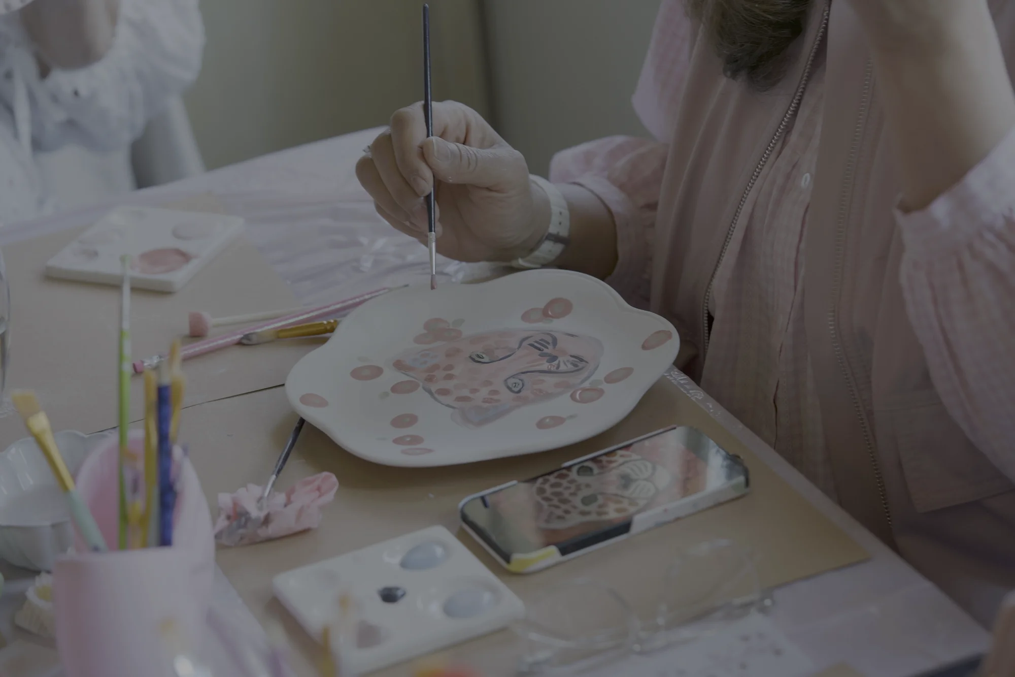 Bord beschilderen op tafel