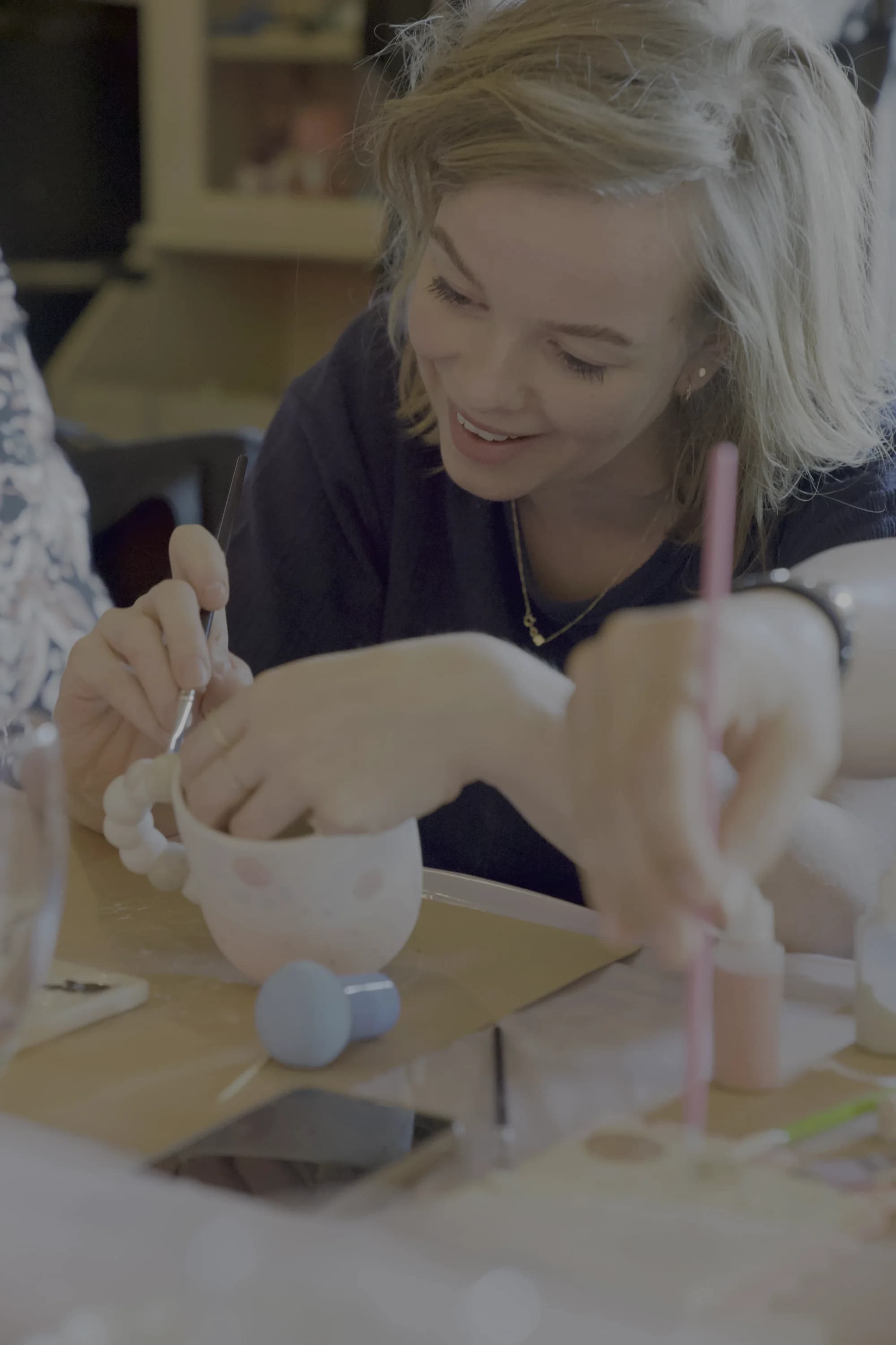 Geconcentreerd aan het werk